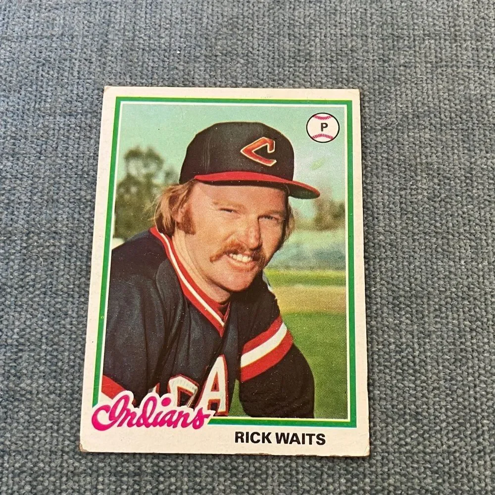 1978 Topps Cleveland Indians Baseball Card Trading Card